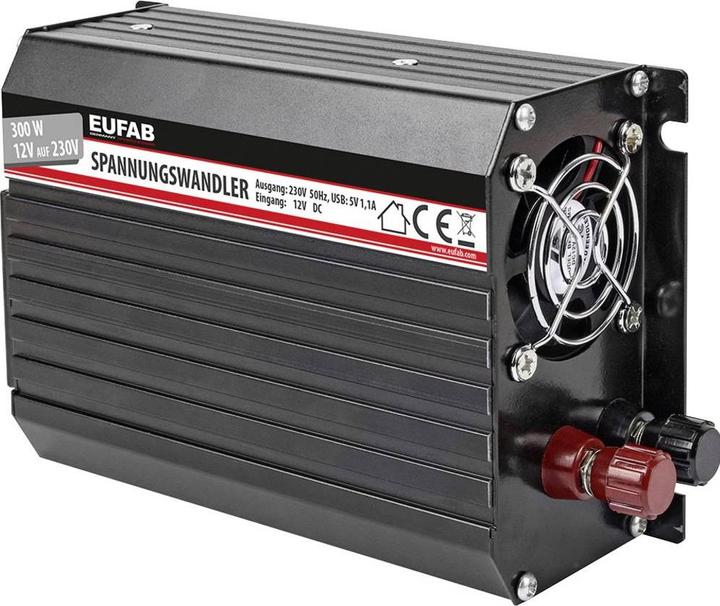Produktbild Eufab Spannungswandler 300w 12 Auf 230v
