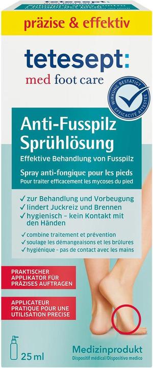 Actual product image Tetesept Anti athlete's foot (Foot cream & foot gel, 25 ml)