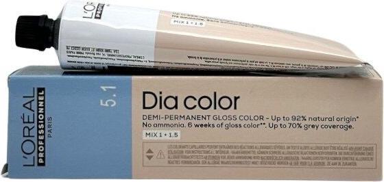 L'Oréal Paris Loreal DIA Color 5,1 Hellbraun Asch 60 ml (5.1 - Hellkastanienbraun aschgrau)