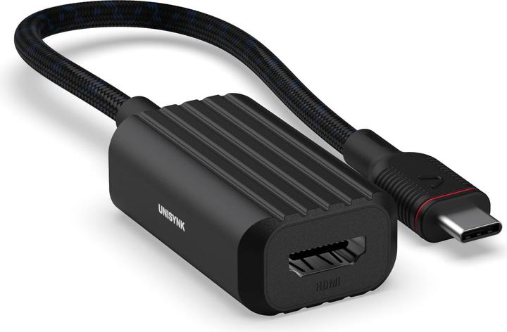 Unisynk 10377 USB graphics adapter Black (USB Typ-C, 5 cm)