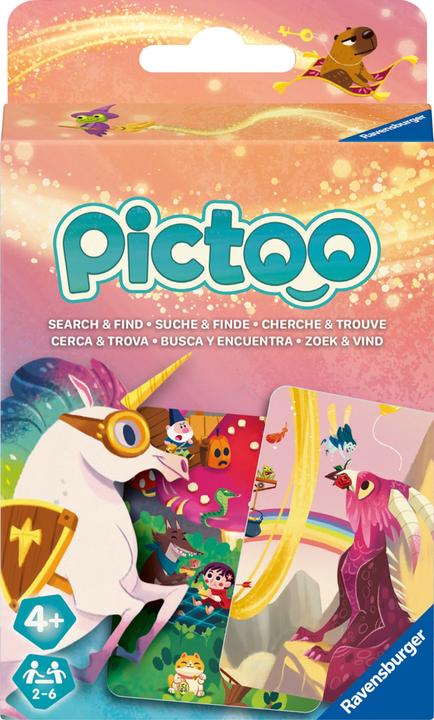 Productafbeelding Ravensburger 23480 - Pictoo Fantasy Kaartspel - Snel kaartzoekspel voor kinderen vanaf 4 jaar (Meertalig)