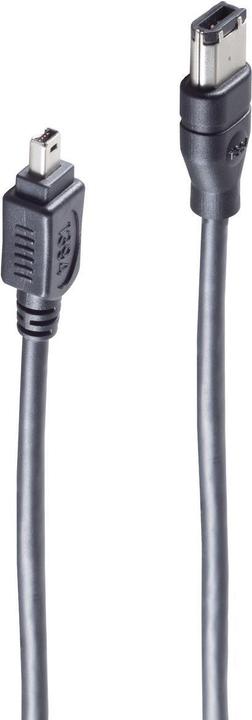 Shiverpeaks ®-BASIC-S--Câble de connexion FireWire, câble IEEE 1394B, 9 pôles mâle vers 1394A 4 pôles mâle, 1,8m (1.80 m, FireWire)