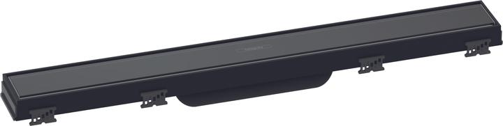 Actual product image hansgrohe HG shower channel RainDrain Match m height-adjustable frame 600mm black (600 mm)
