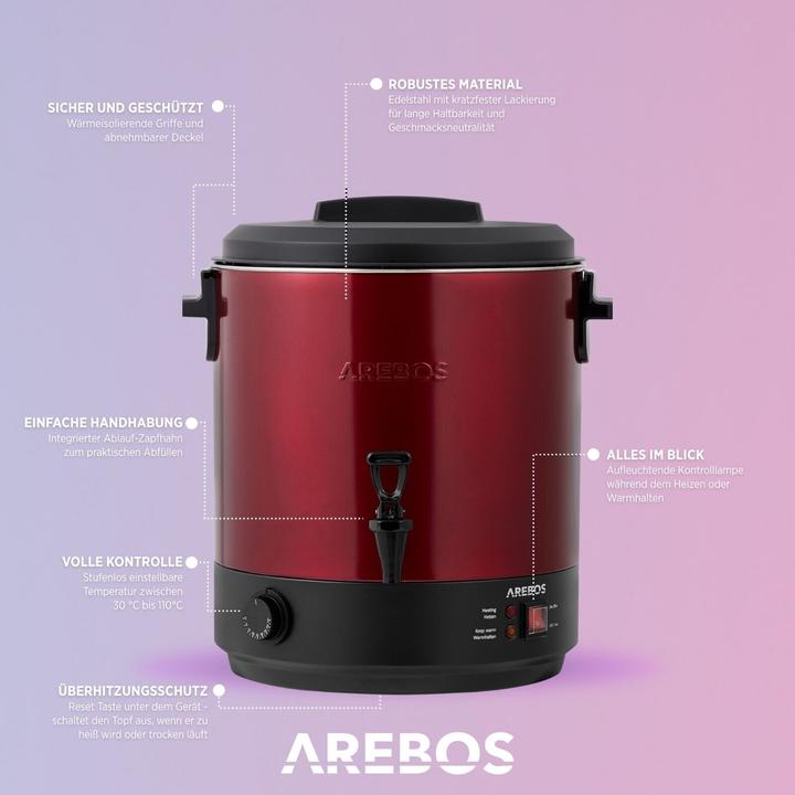 Actual product image Arebos Preserving machine (28 l)