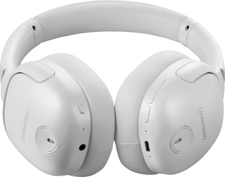 Immagine prodotto Intenso Cuffie over-ear O400HA - Cancellazione attiva del rumore ibrida, fino a 75 ore di autonomia e B (ANC, 75 h, Senza fili)