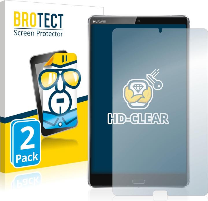 Produktbild BROTECT Schutzfolie Displayschutz Displayschutzfolie Folie Klar Transparent (2 Stück, MediaPad M5 8.4)