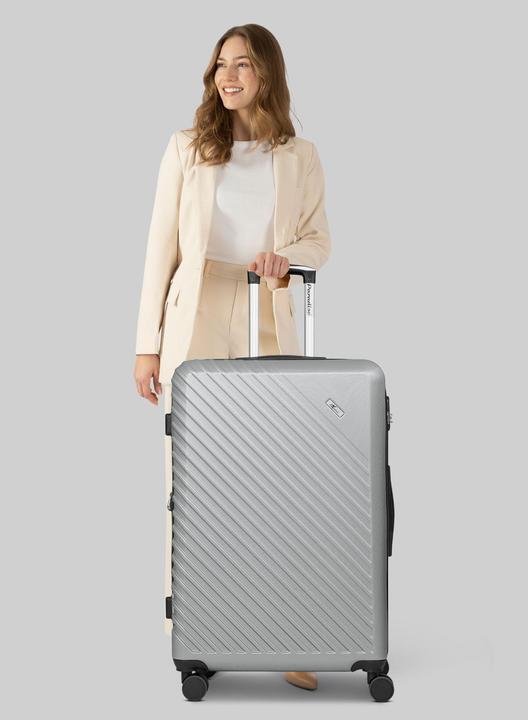 Immagine prodotto Check.In Paradise 2.0 4 Rollen Trolley L 78 cm mit Dehnfalte (110 l, XL (da 115l))