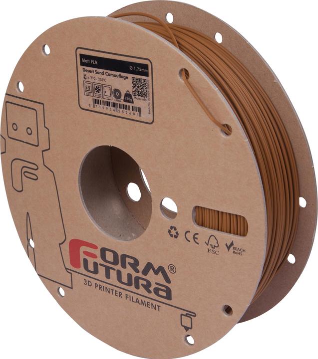 Immagine prodotto Formfutura Filamento PLA opaco Desert Sand 1,75 mm 750g (PLA, 1.75 mm, 750 g, Marrone)
