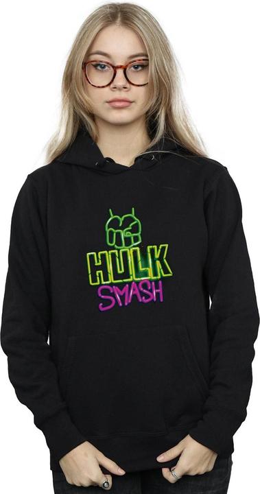 Actual product image Womens/Ladies Hulk Smash Hoodie (XXL)