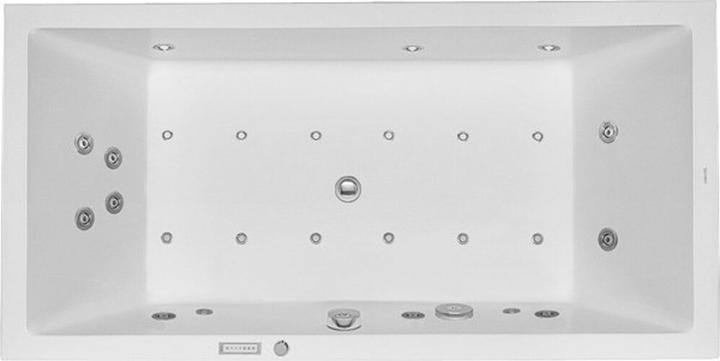Produktbild Duravit Rechteck-Whirlwanne STARCK 252 l 180x90 we 2 RS Combi-System E