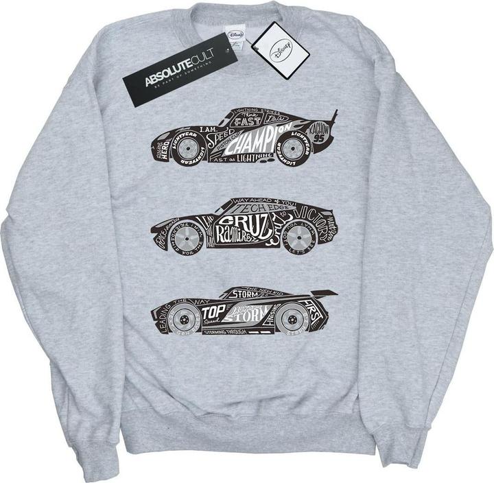 Immagine prodotto Disney Cars Text Racers Felpa Ragazze (116)
