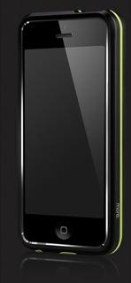 Actual product image more. Armor Metal Bumper for iPhone 5/5S/SE Black/Neon Yellow (Apple iPhone SE, Apple iPhone 5, Apple iPhone 5s)