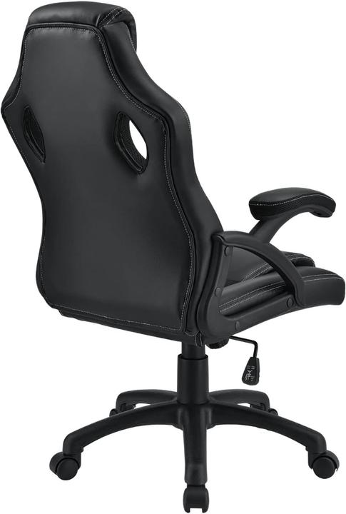 Actual product image Juskys Montreal Racing Desk Chair in Black