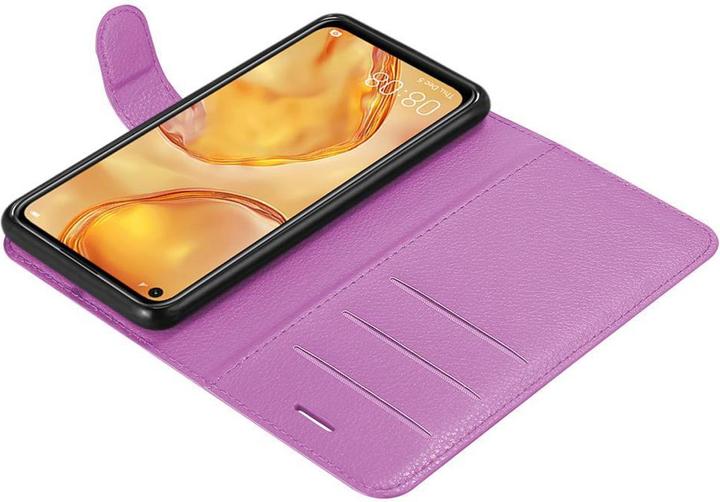Actual product image Cadorabo Book with stand function cover (Huawei Nova 6 SE, Huawei P40 Lite, Huawei Nova 7i)