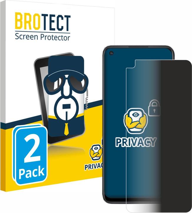 Productafbeelding BROTECT Sichtschutzfolie Anti-Spy Privacy Folie Blaulicht-Schutz (2 Stuk, OnePlus North CE 2 Lite 5G)