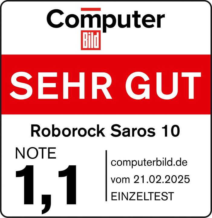 Produktbild Roborock Saros 10 (Saugwischroboter)