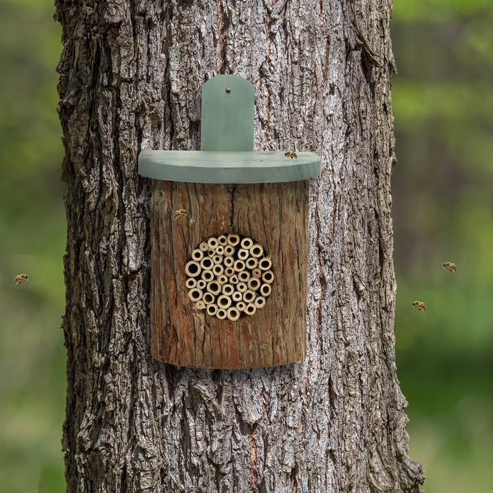 Actual product image Relaxdays Insect Hotel (Wild bees, Bee, Digger wasps)