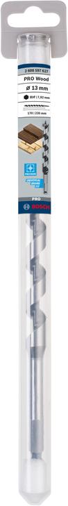 Actual product image Bosch Professional Zubehör PRO Wood Wood auger bit, 13 x 170 x 235 mm (7.9 mm)