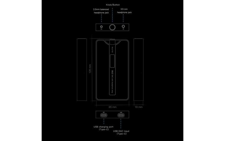 Produktbild Aune BU2 (Display, USB-DAC, Bluetooth)