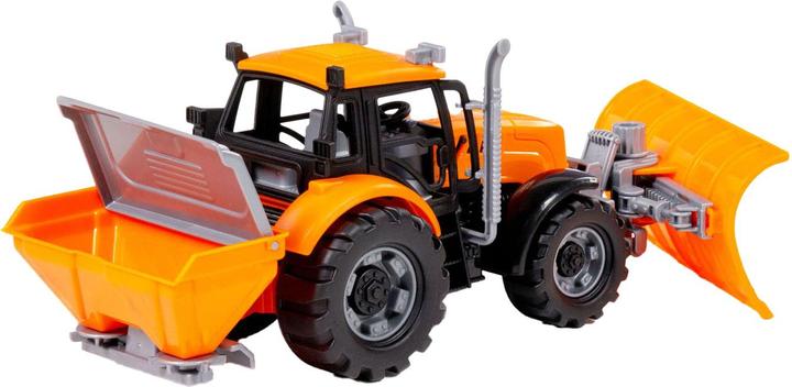 Polesie Cavallino tractor with snow plough yellow, scale 1:32
