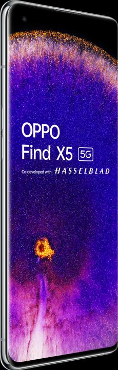 Produktbild OPPO Find X5 (256 GB, White, 6.55", SIM + eSIM, 50 Mpx, 5G)