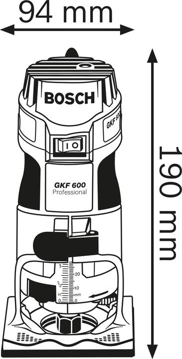 Actual product image Bosch Professional Gkf 600