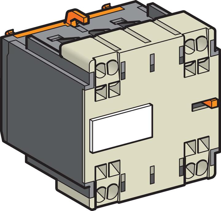 Schneider Electric Auxiliary contact block 1 NO contact 1 NC contact