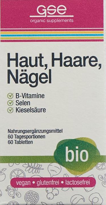 Produktbild GSE Haut Haare Nägel Complex Bio Tabl (60 Stück, Tabletten, 123 g)
