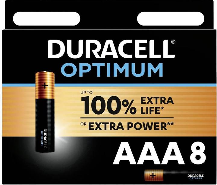 Immagine prodotto Duracell Optimum AAA Set di 8 (8 pz., AAA)