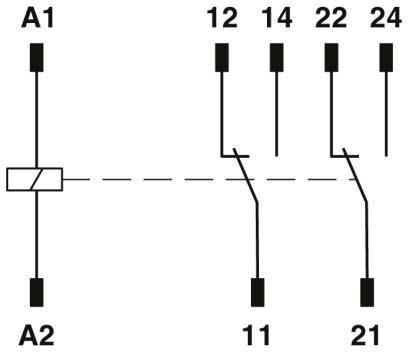 Image du produit Phoenix Contact Force guided contact relay 2 CO