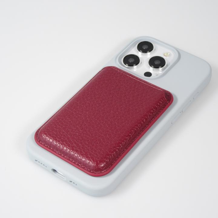 Actual product image PhoneLook MagSafe magnetic card holder made of vegan leather with strong magnets