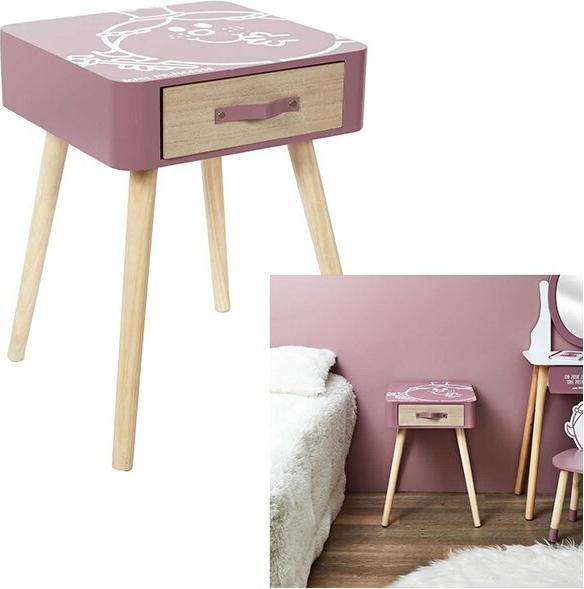 Actual product image Sombo Table de chevet Madame Princesse (35 x 35 x 48 cm)