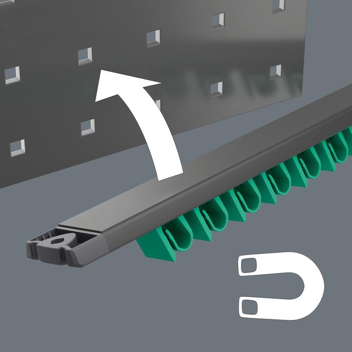 Produktbild Wera 9631 Magnetleiste 6000 Joker 2 (19 mm, 10  mm, 17 mm, 13 mm)