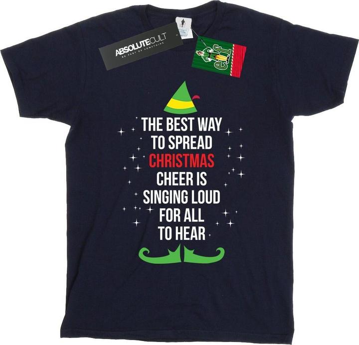 Produktbild Elf Christmas Cheer Text TShirt (L)