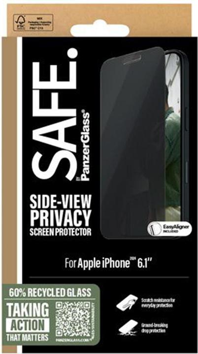 Produktbild PanzerGlass Privacy Displayschutz (1 Stück, Apple iPhone 16, Apple iPhone 15)