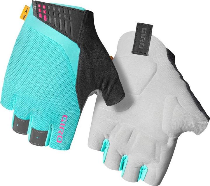 Image du produit MGA Gants femme Giro Supernatural en un doigt court criant bleu-vert/rose fluo taille S (poignets) (S)