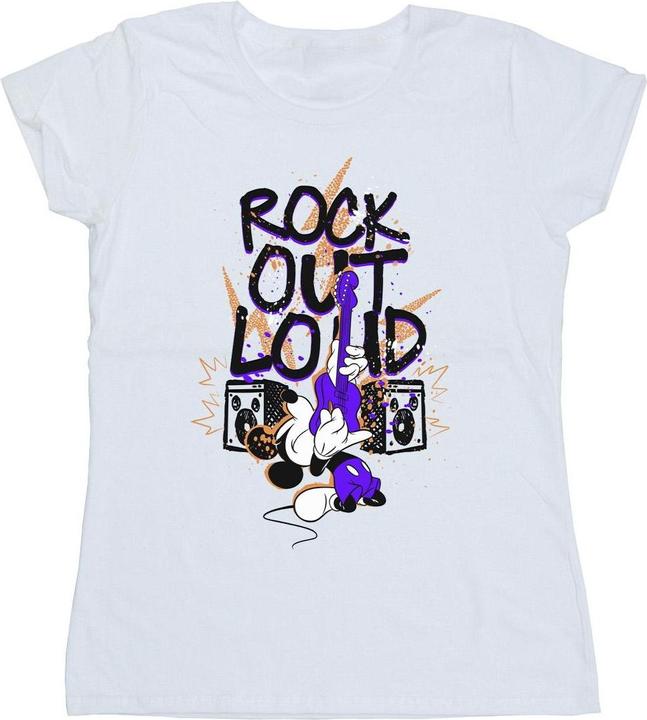 Immagine prodotto Disney Mickey Mouse Rock Out Loud Maglietta Donna (L)