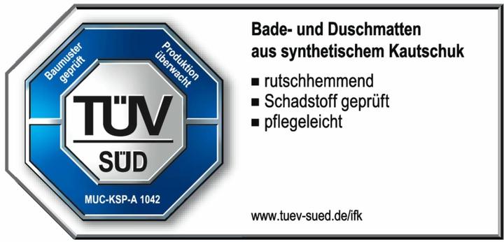 Produktbild Ridder Duschwanneneinlage Tecno Ø 55 cm, Grau (4 x 21 x 58 cm)