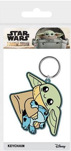 Pyramid THE MANDALORIAN - Grougu's Little Friend - Porte-Clés Caoutchouc