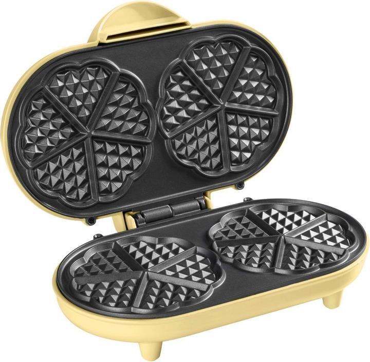 Produktbild Bestron Doppelherzwaffel Maker, Vanille
