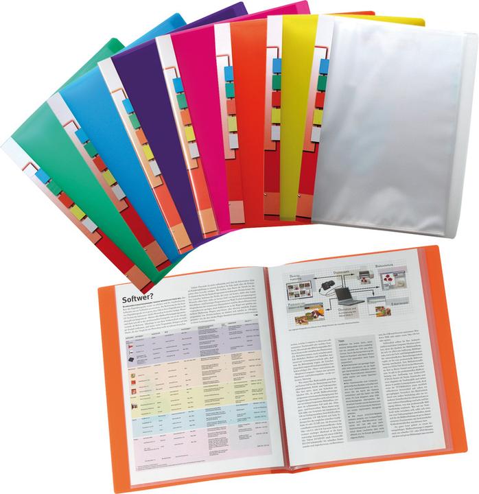 Actual product image Kolma Easy A4 book with 20 pockets blue (A4, 1 x)