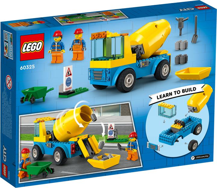 Immagine prodotto LEGO Betoniera (60325, LEGO City)
