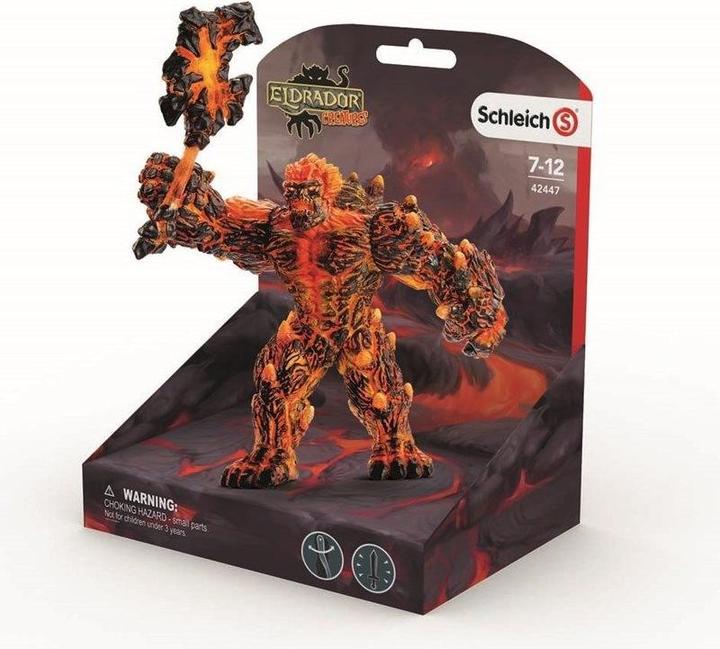 Immagine prodotto Schleich Creature di Eldrador - Golem di lava con arma (42447)
