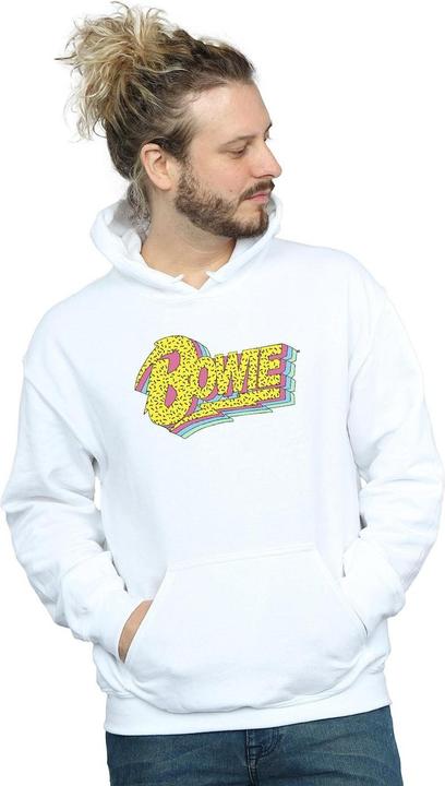 Produktbild David Bowie Moonlight 90s Logo Kapuzenpullover (5XL)