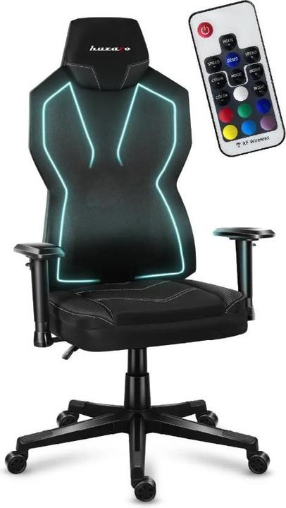 Actual product image Huzaro Fotel gamingowy Combat 6.2 Black RGB