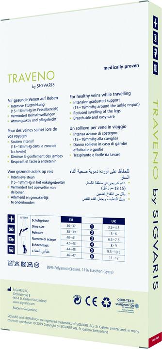 Produktbild Sigvaris TRAVENO A-D Gr3 40-41 anthracite (36 - 37, 40 - 41, 38 - 39)