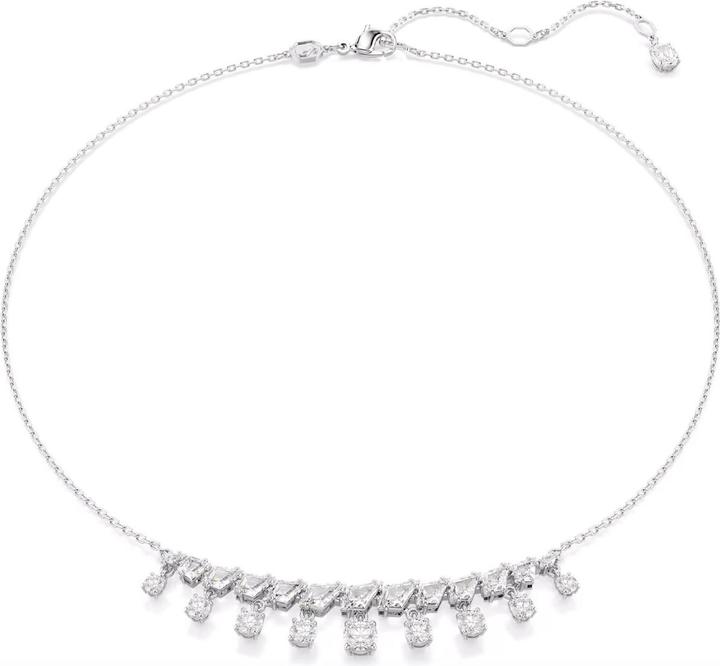 Swarovski Idyllia Halskette Verschiedene Schliffe Schneeflocke Weiss (Swarovski Metall)