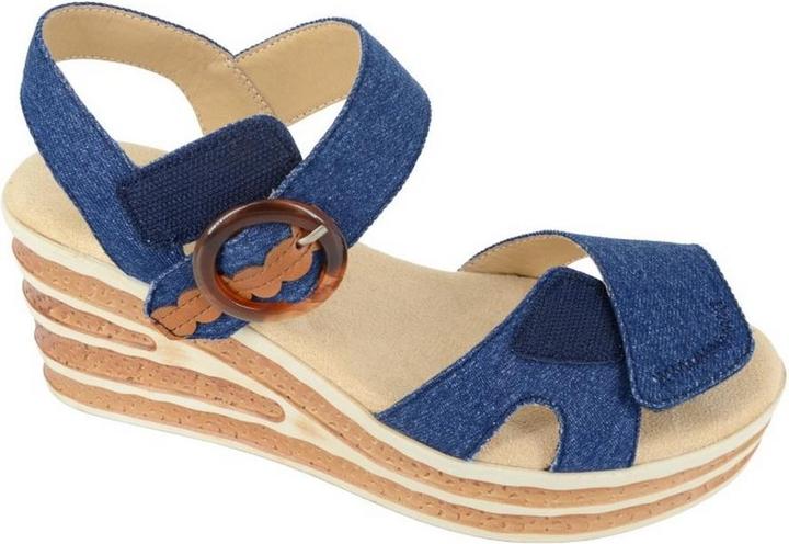 Actual product image Cipriata Womens/Ladies Danta Leopard Print Sandals (42)