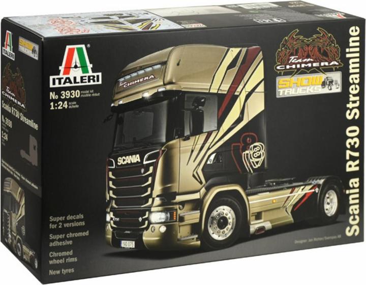 Actual product image Italeri 1:24 SCANIA R730 Streamline Chimera