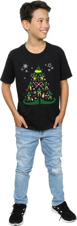 Actual product image Elf Boys Christmas Tree T-Shirt (140, 146)